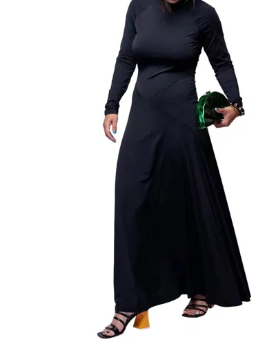 Du Paradis Evie Maxi Dress In Black
