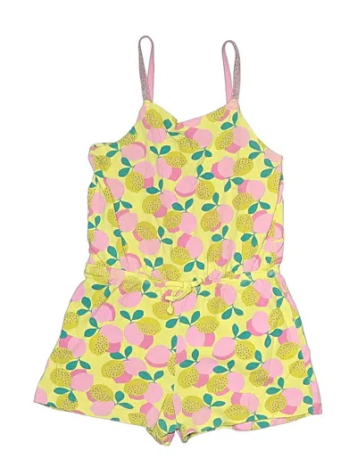 Pre-owned Du Pareil Au Meme Dpam Kids' Romper In Yellow