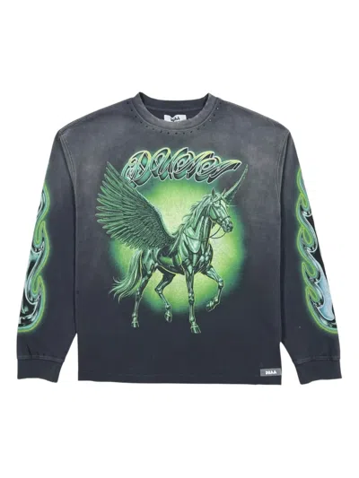 Duaa Unique Long-sleeve Shirt In Gray