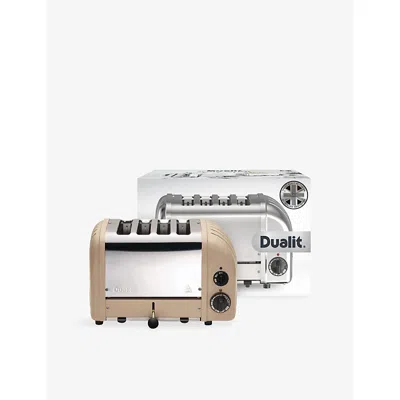 Dualit 4 Slot Aws Toaster Sandstone In Brown