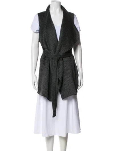 Pre-owned Dušan Alpaca V-neck Sweater In Multi