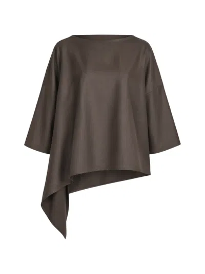 Dušan Asymmetric Short-sleeve T-shirt In Brown