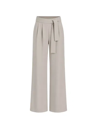 Dušan Belted Wide-leg Trousers In Gray