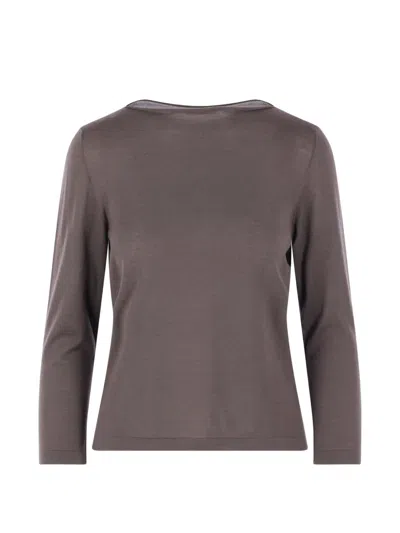 Dušan Boat-neck T-shirt In Brown