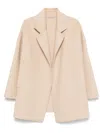 Dušan Brushed Coat In Nude