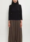 Dušan Cashmere Basic T-neck Fitted Sweater In Black
