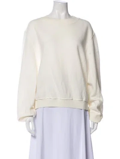 Pre-owned Dušan Cashmere Bateau Neckline Sweater In Neutral