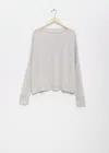 Dušan Cashmere Boat Neck Sweater In Ice