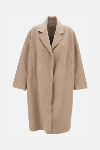 Dušan Cashmere Coat In Brown