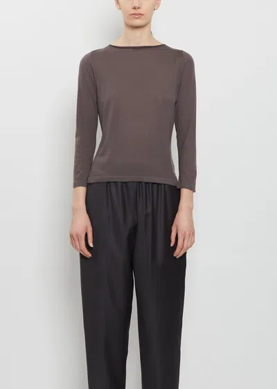 Dušan Cashmere Knit Classic Sweater In Gray