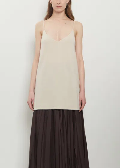 Dušan Cashmere Knit Tank Top In White