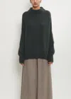 Dušan Cashmere Silk Crewneck Kimono Sleeve Sweater In Black