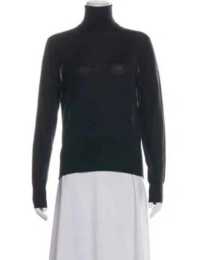 Pre-owned Dušan Cashmere Turtleneck Sweater In Black