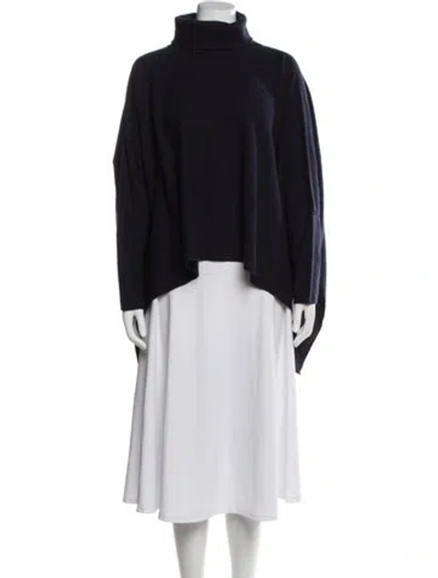 Pre-owned Dušan Cashmere Turtleneck Sweater W/ Tags In Blue