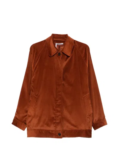 Dušan Corduroy Button-up Jacket In Brown