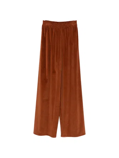 Dušan Corduroy Wide-leg Trousers In Brown