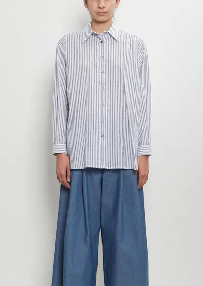 Dušan Cotton Basic Shirt In Marine