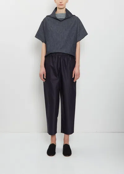 Dušan Cotton Carrot Pants In Blue