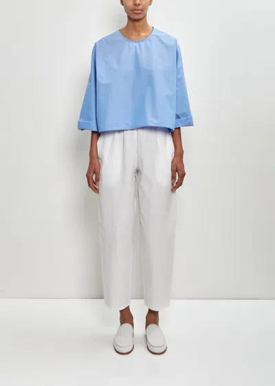 Dušan Cotton Carrot Pants In White