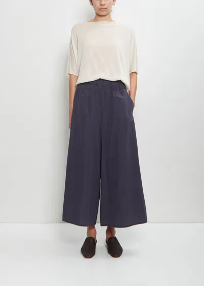 Dušan Cotton Gaucho Pants In Navy