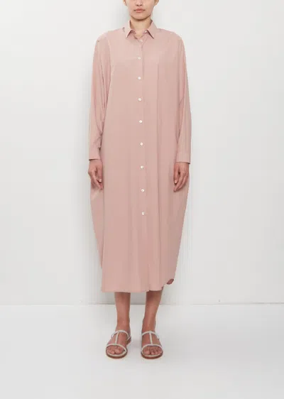 Dušan Cotton Popeline Long Shirt Dress In Neutral