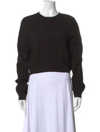 Pre-owned Dušan Crew Neck Long Sleeve Sweatshirt In Brown