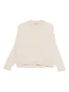 Dušan Crew-neck Sweater In Neutral