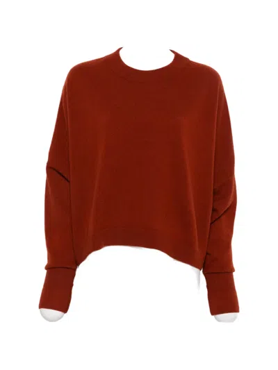 Dušan Crew-neck Sweater In Brown