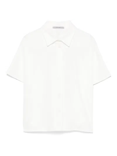 Dušan Cropped Shirt In White