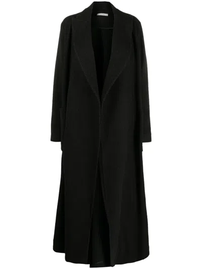Dušan Double-breasted Cashmere Coat In Black