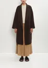 Dušan Double Face Felted Wool Oversized Coat In Brown