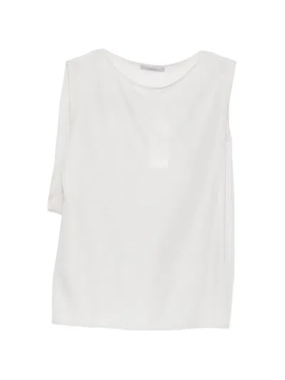 Dušan Draped-detail Blouse In White