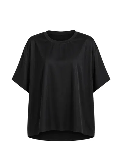 Dušan Drop-shoulder Crew-neck T-shirt In Black