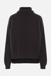Dušan Ribbed Turtleneck Sweater In Brown