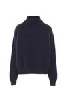 Dušan Ribbed Turtleneck Sweater In Blue