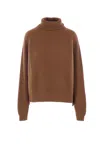 Dušan Turtleneck Cashmere Sweater In Brown
