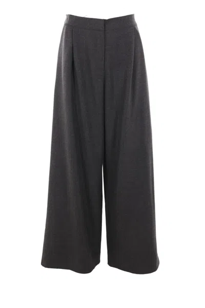 Dušan Pleated Palazzo Pants In Gold