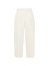 Dušan Elasticated Trousers In White