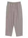 Dušan Elasticated-waist Trousers In Gray