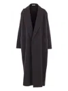Dušan Herringbone Cashmere Coat In Brown