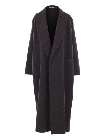 DUŠAN HERRINGBONE CASHMERE COAT