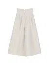 Dušan Herringbone-pattern Pleated Trousers In White