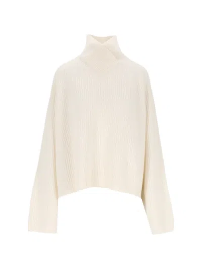 Dušan High-neck Cashmere Sweater In Neutral