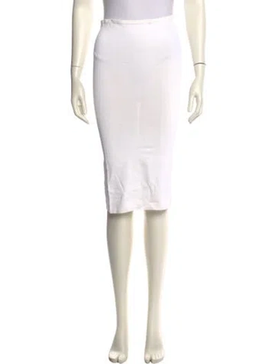 Pre-owned Dušan Knee-length Skirt In Neutral