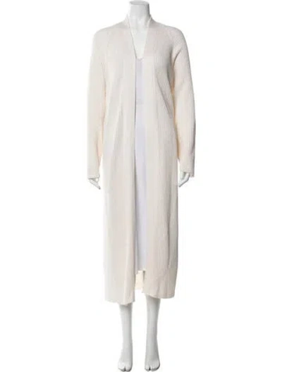 Pre-owned Dušan Linen Coat In Neutral