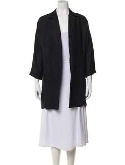 Pre-owned Dušan Linen Evening Jacket In Blue