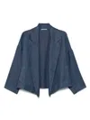 Dušan Linen Jacket In 蓝色