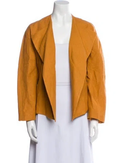 Pre-owned Dušan Linen Jacket In Brown