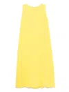 Dušan Linen Maxi Dress In Yellow