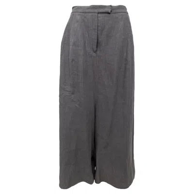 Pre-owned Dušan Linen Pants - '10s In Black